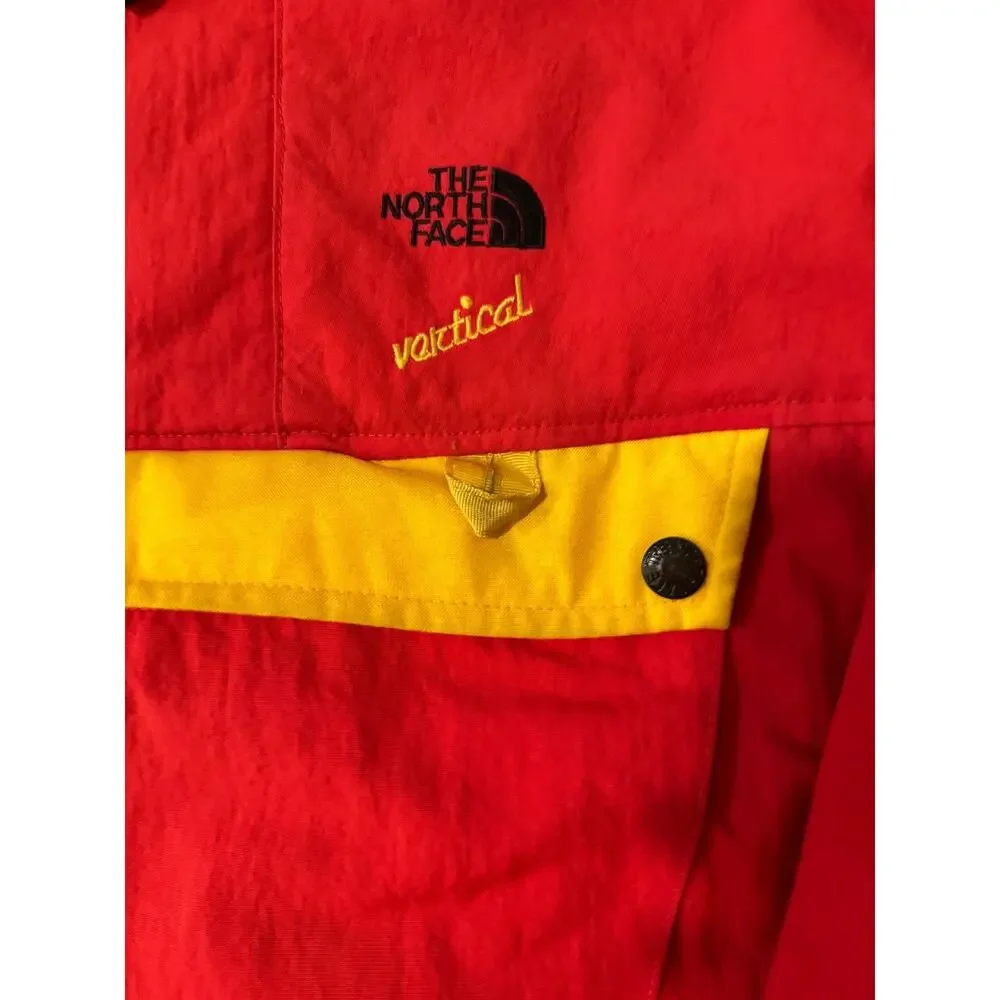 Vintage The North Face Vertical Primary Colorblock Gore-Tex Anorak Jacket Coat L